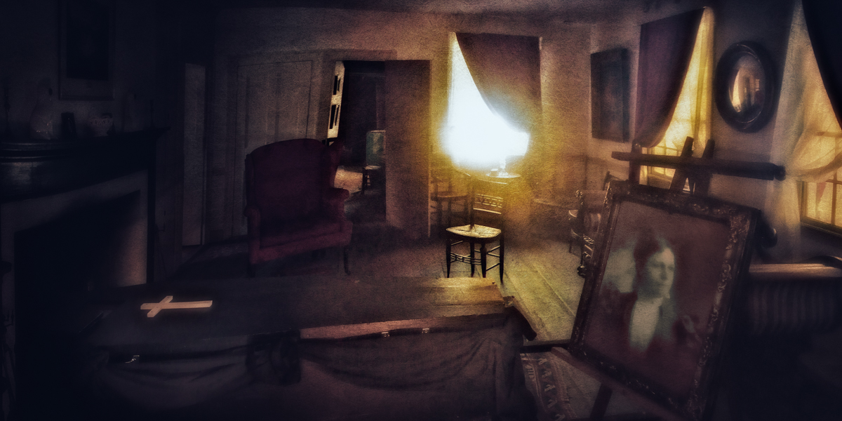 Hewlett House Funeral at Old Bethpage Village Restoration.
