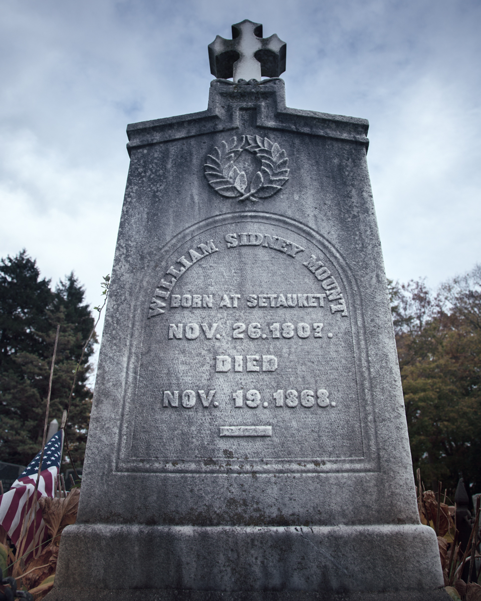 The Grave of William Sidney Mount, Setauket Presbyterian Church, East Setauket, New York.