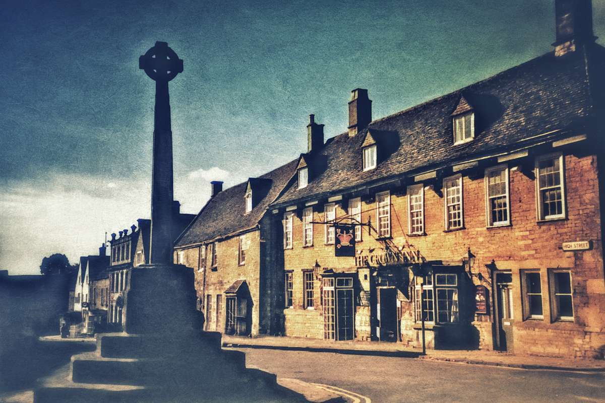 The Crown Inn in the Cotswold Village of Minchinhampton.