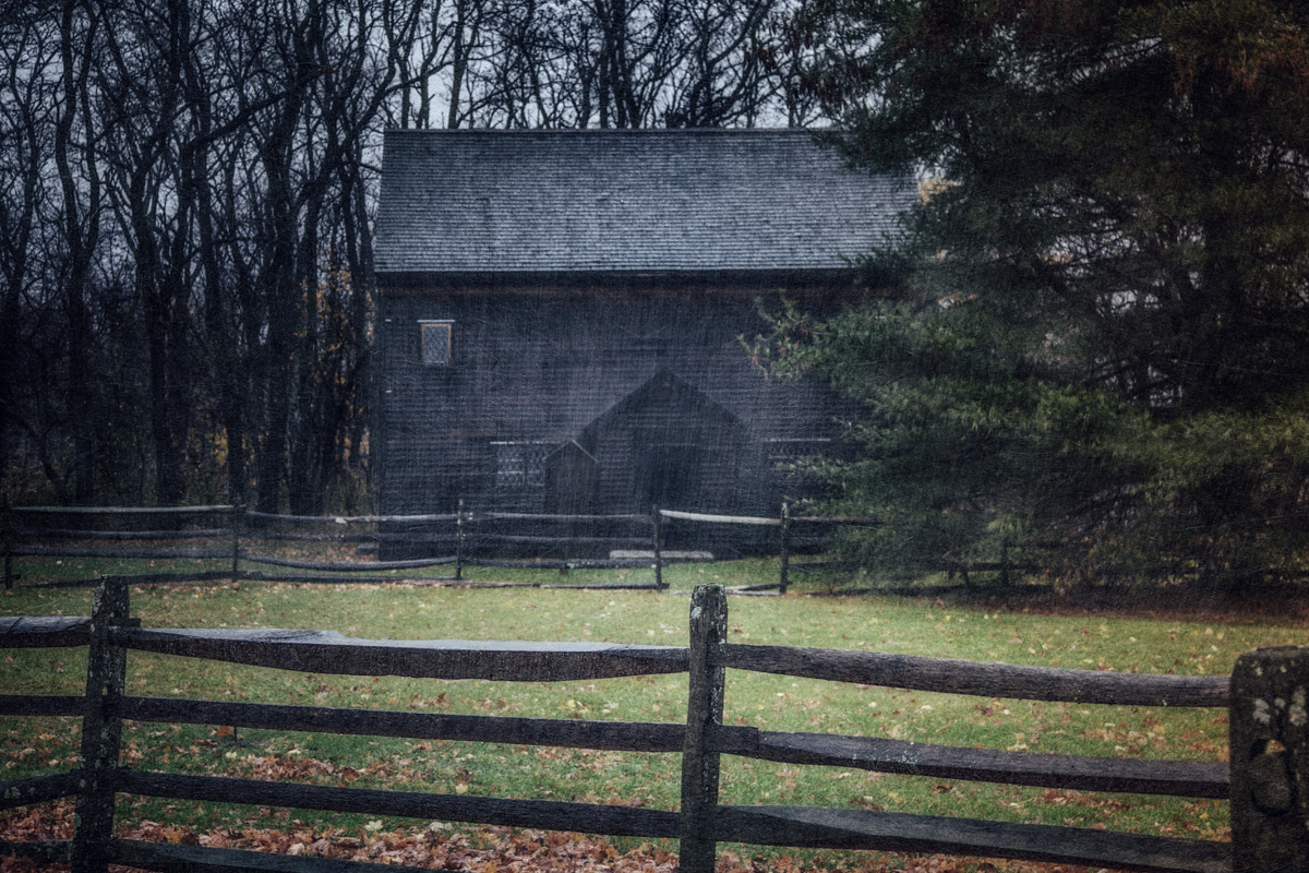 Reconstruction of the Salem Village Meetinghouse for "Three Sovereigns for Sarah"