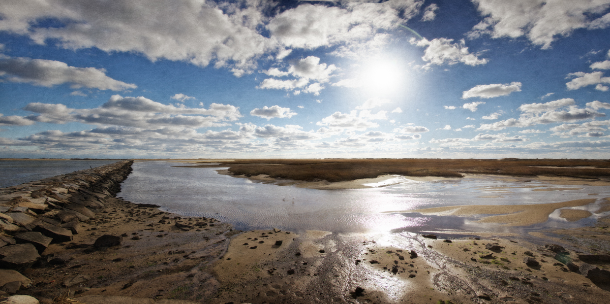 Provincetown Breakwater, Site of Pilgrim's First Landing. Provincetown, Barnstable County, Cape Cod, Massachusetts