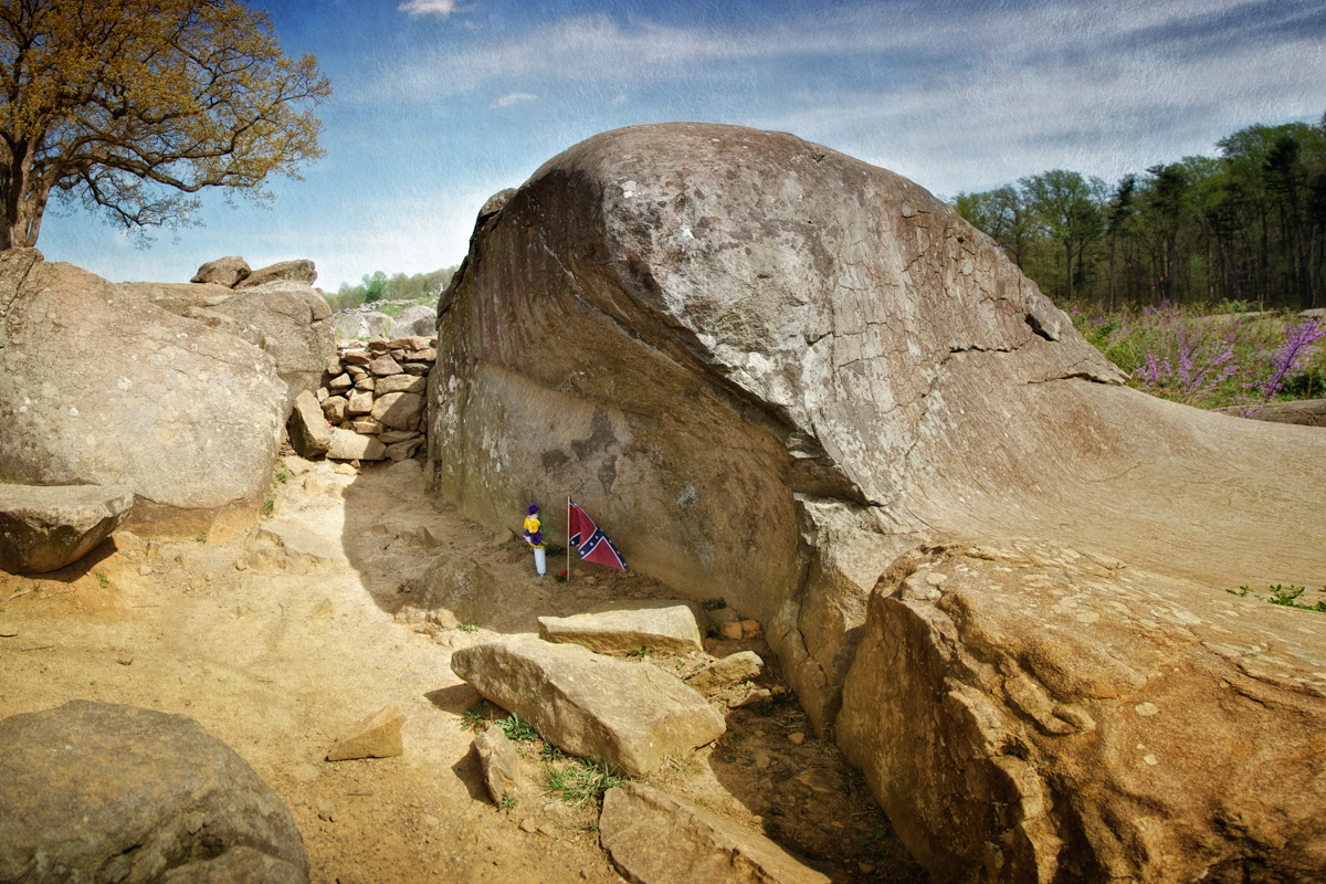 Devil's Den & Little Round Top: Then & Now