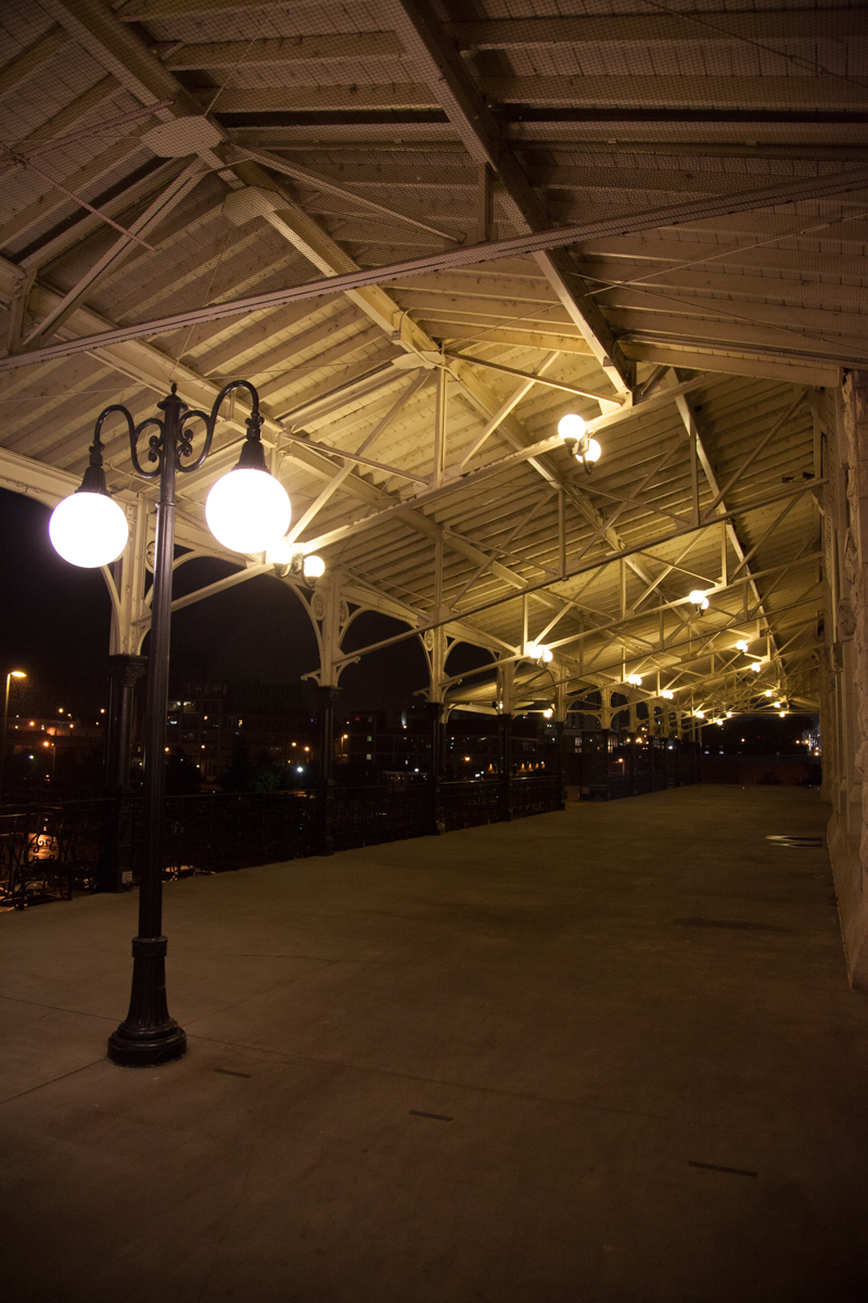 According to legend, the ghostly lady at Nashville's Union Station Hotel leapt from this platform