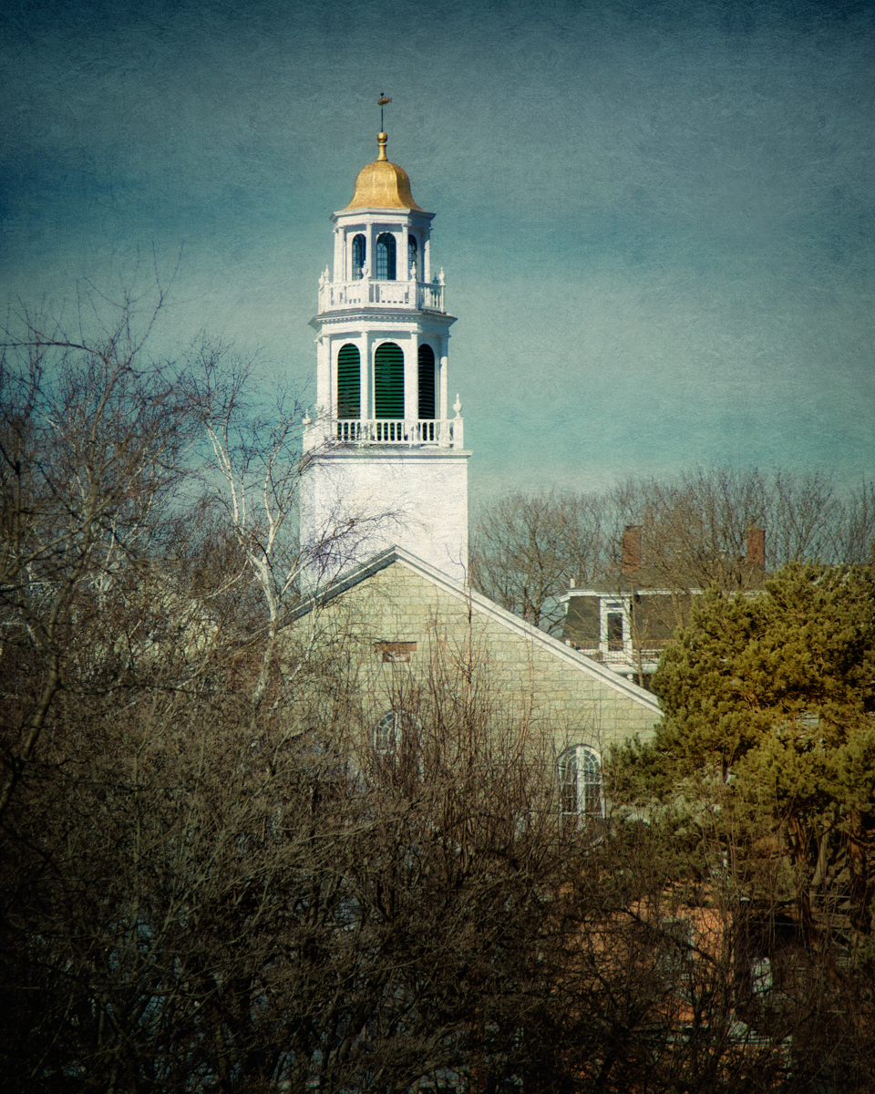 Steeple of Old North in Marblehead
