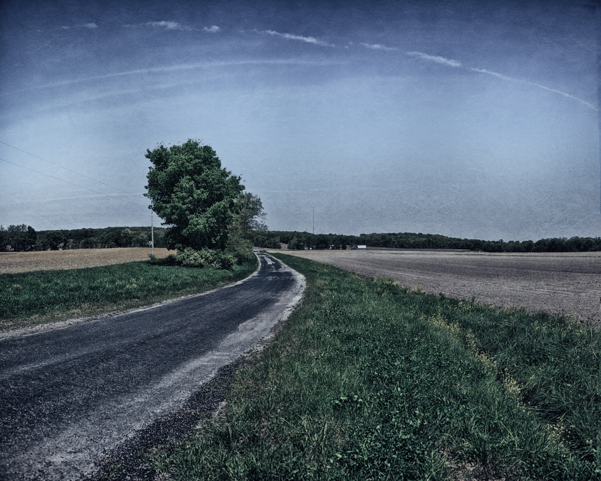 Country Roat Leading to Williamsburg Hill.