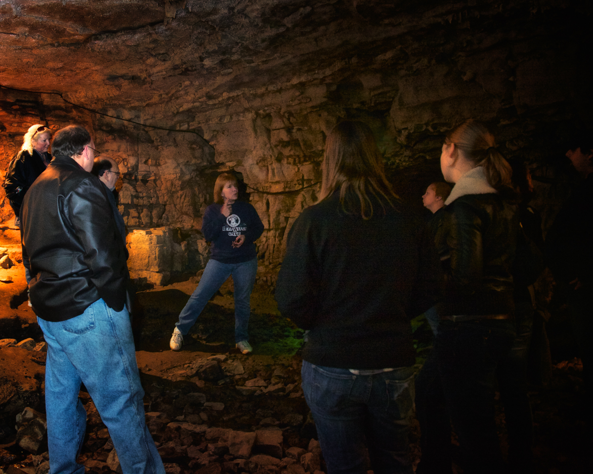 Guide at the Bell Witch Cave and Cabin, Adams, Robertson, Tennessee
