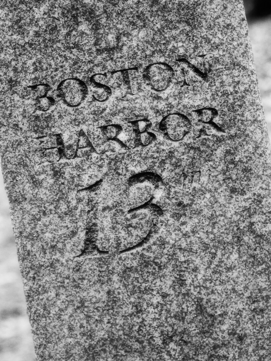 13 Miles to Boston Harbor. Battle Road, Minute Man National Park