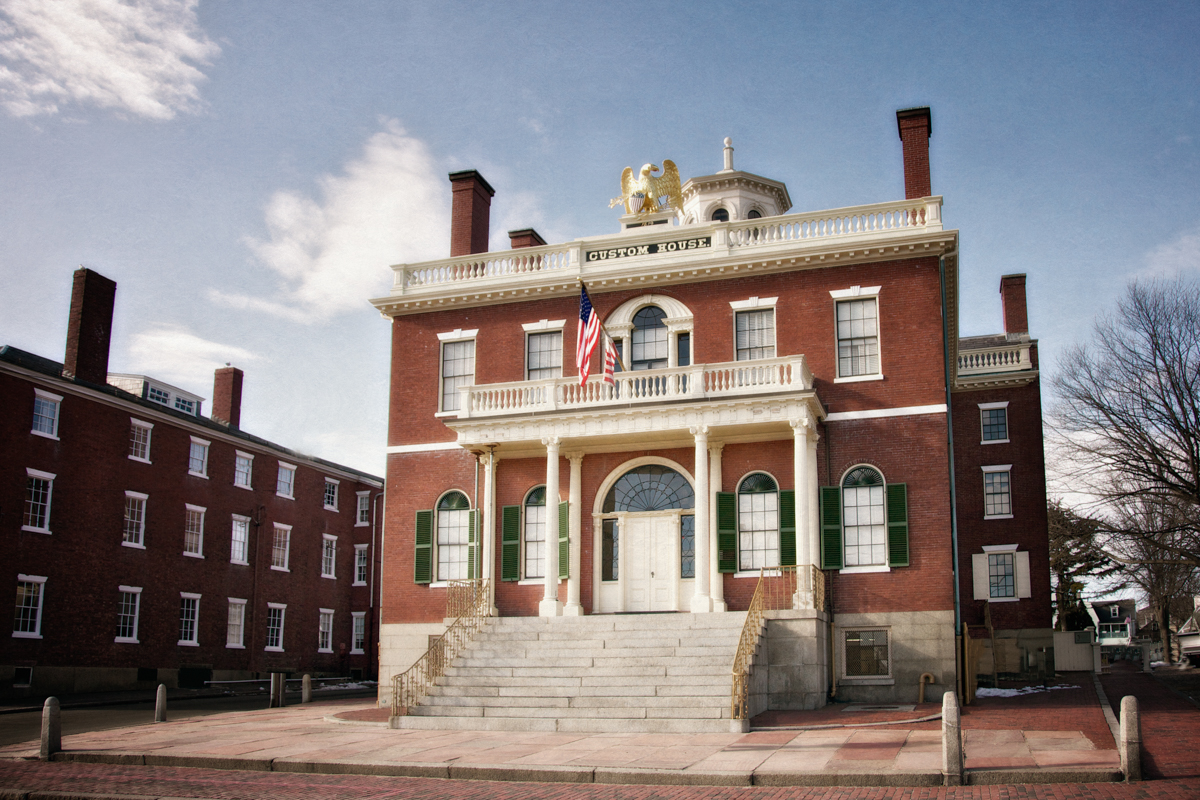 The Customs House, c. 1819, part of the Salem Maritime National Historic Site, is a remnant of the days when Salem's shipping industry stretched to the Orient and back, making Salem one of the most important ports in the early United States