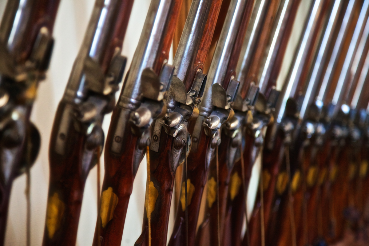 Early muskets were intended to fire a single shot, which wasn't particularly useful in defending yourself against more than one armed attacker. The accuracy of the weapon was nothing to write home about either