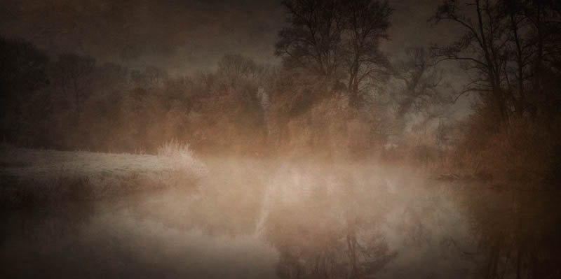 Mist on the river Avon