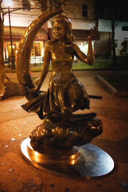 It was another TV series, bewitched which turned the eye of popular culture towards Salem. Samantha is immortalized in Salem with her own statue.