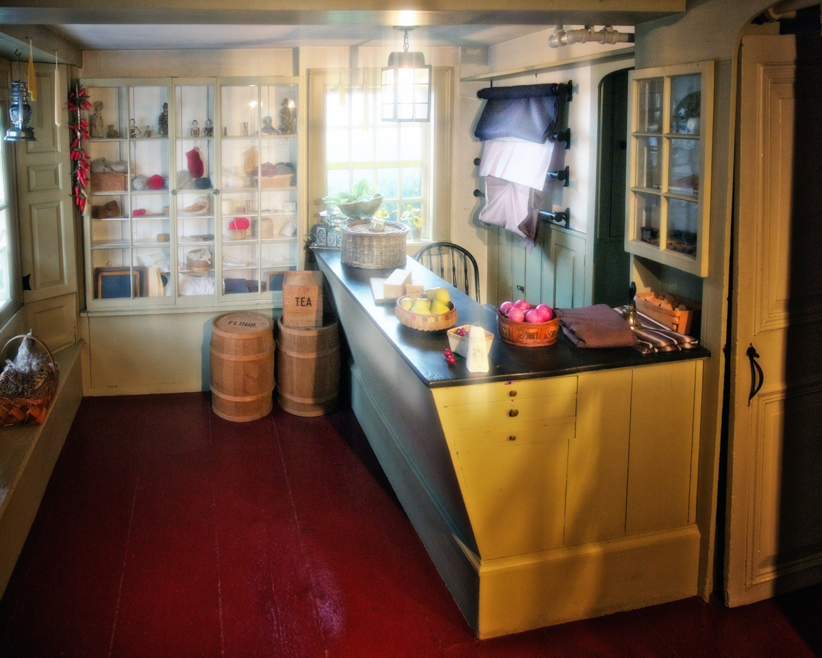 Interior of the Cent Shop of Hepzibah Pincheon at the House of the Seven Gables