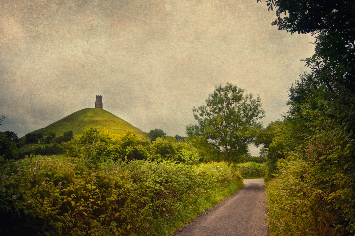 The enchanted landscape near Glastonbury