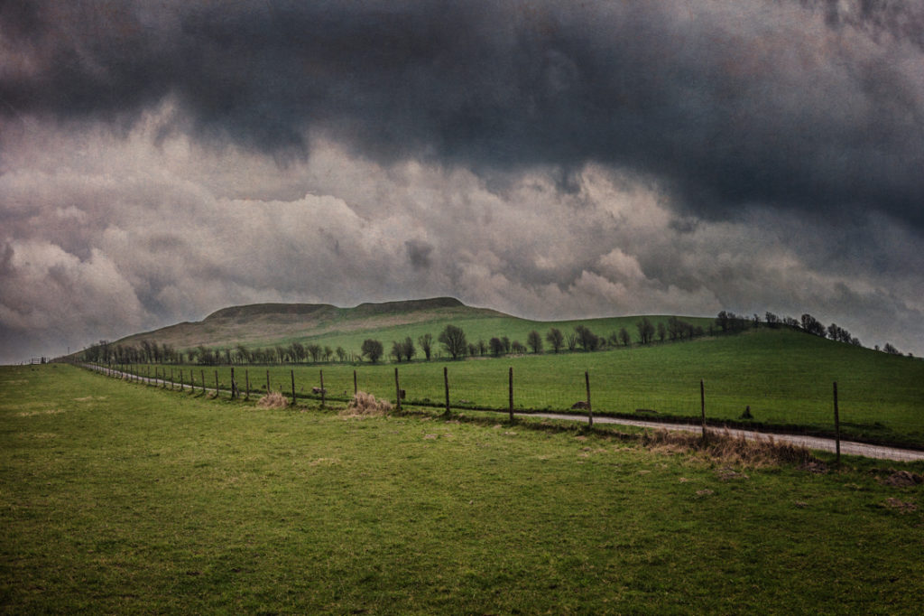 Uffington Castle Iron Age Hillfort, White Horse Hill, home of the Uffington White Horse, Ashbury, Oxfordshire