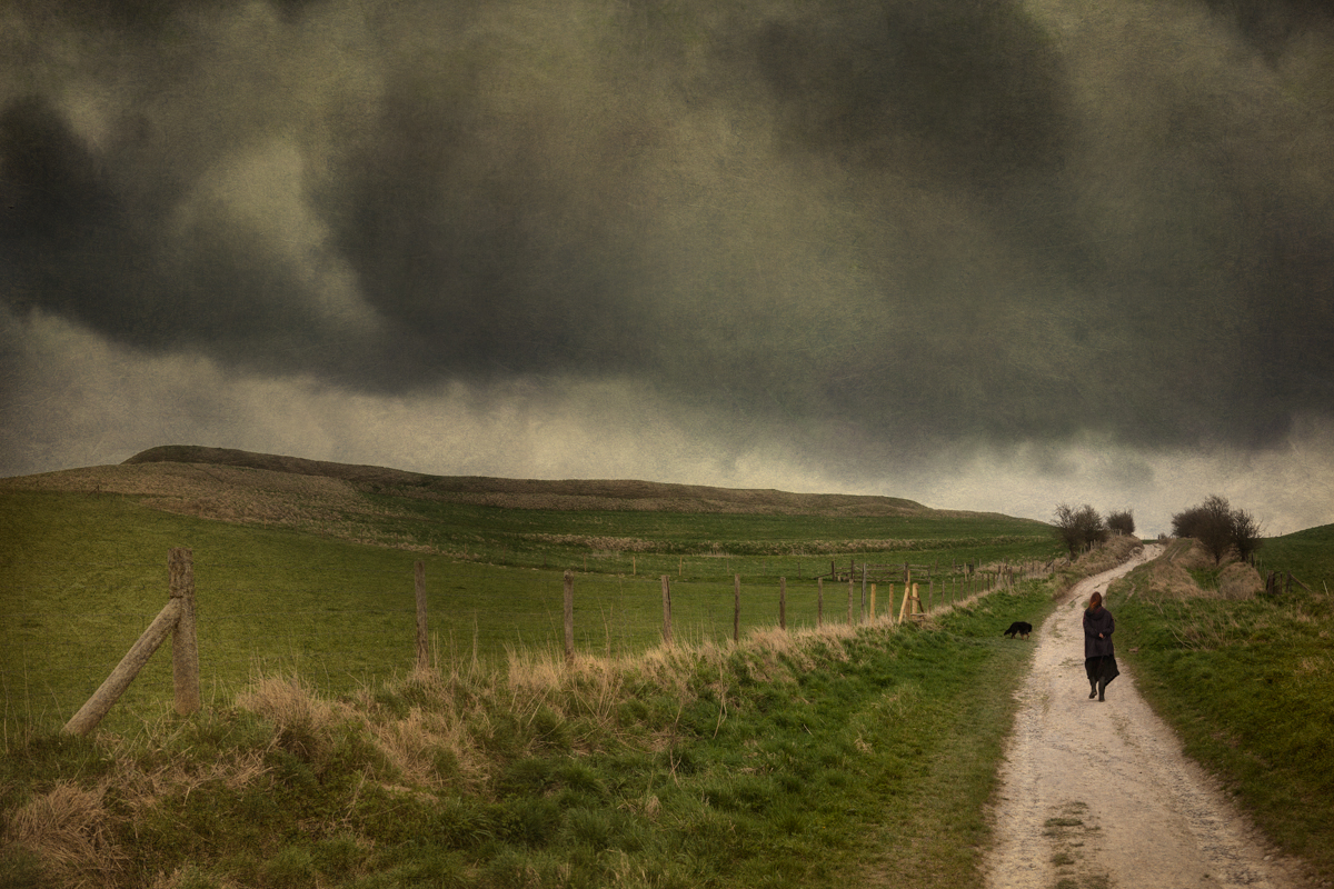 Up The Ridgway To Uffington Castle