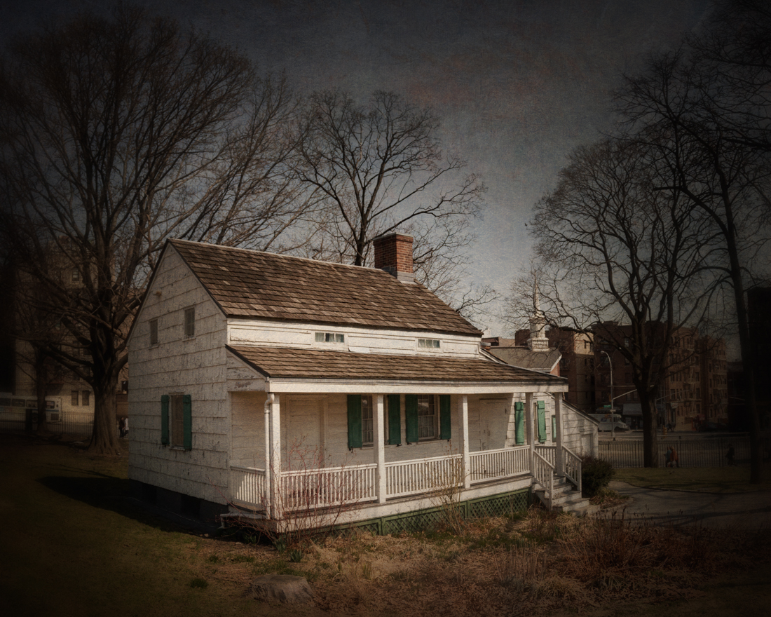 The author's house in NYC, a sad place in Poe's life