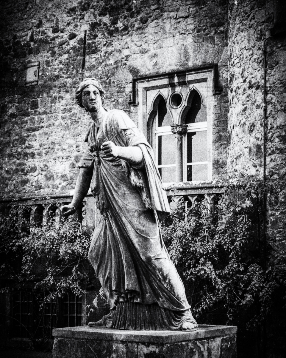 Statue on the grounds of Kilkenny Castle.