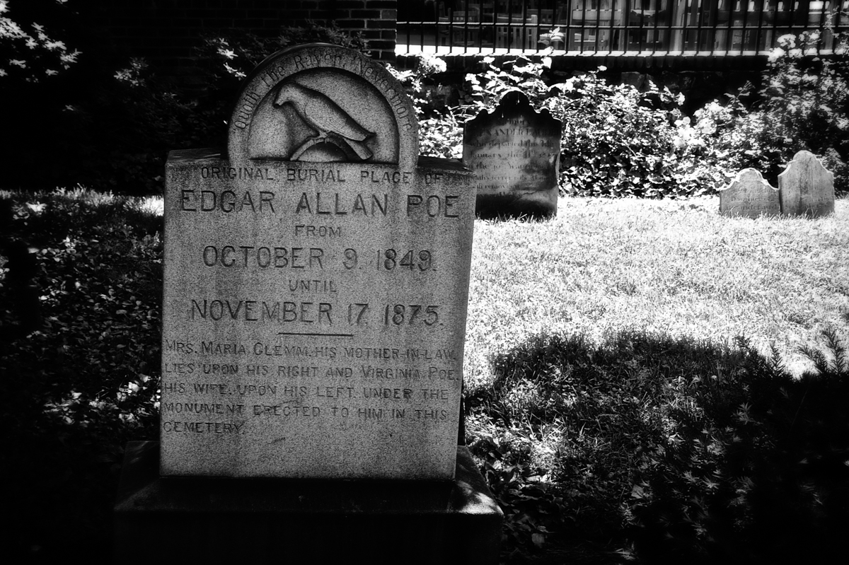 Poe's original grave