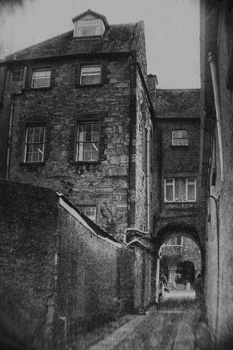 The Butter Slip in Kilkenny. Though it certainly looks medieval, it is centuries after Dame Alice Kyteler's time.