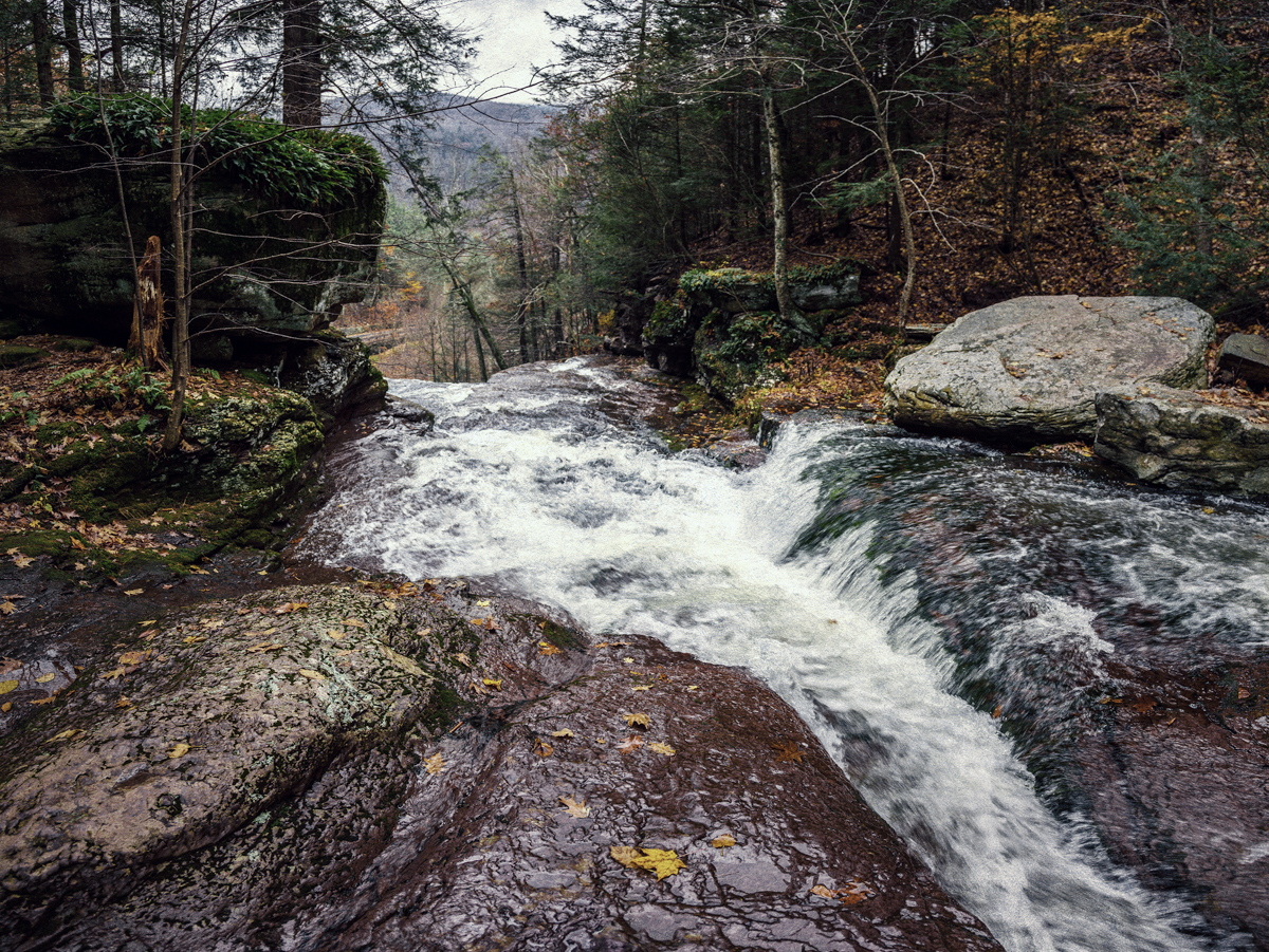 The waters below Kaaterskill falls