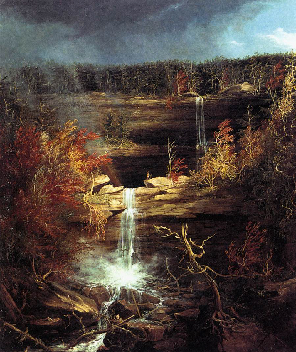 The Falls of Kaaterskill by Thomas Cole, one of the artists of the Hudson River School