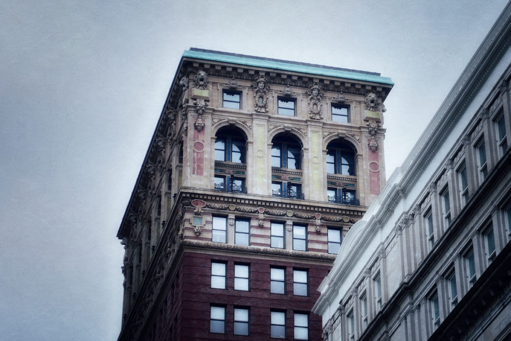 NYC architecture from Haunted Travels in the Hudson River Valley of Washington Irving