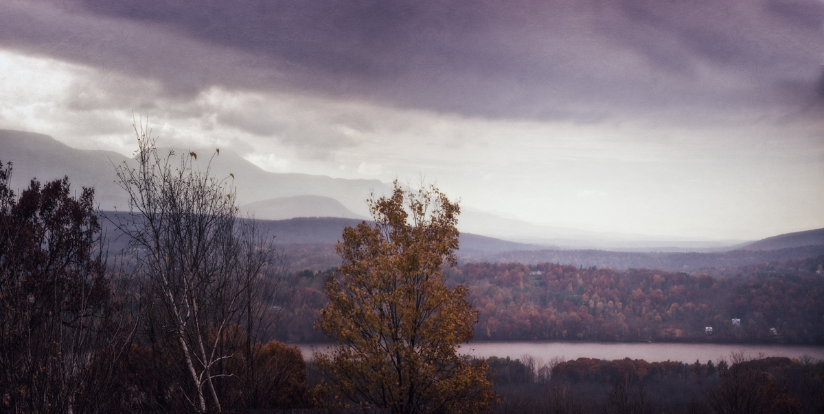 View of the Catskills from Olana, the cradle of American folk horror