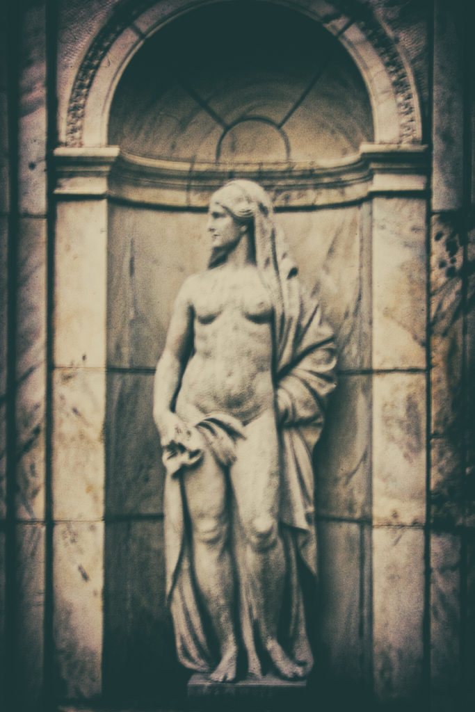 Statue at Winfield Hall