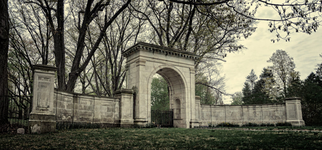 Gate at Winfield Hall