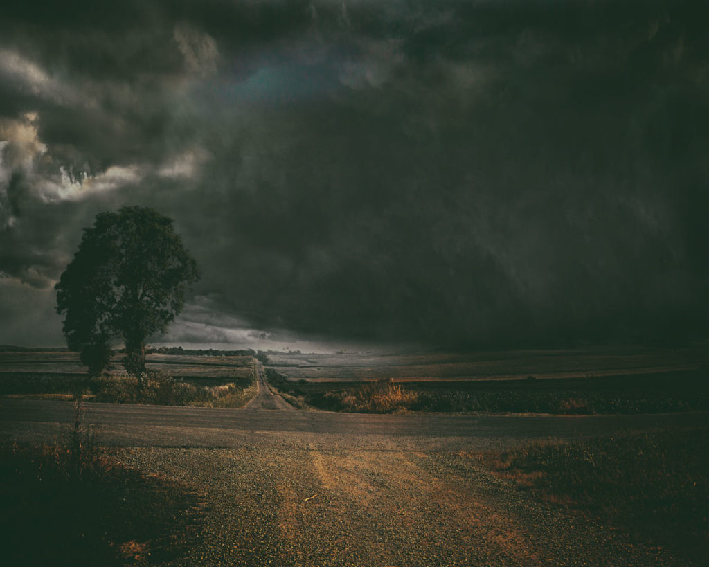 Artist rendition of the 1925 Tri State Tornado
