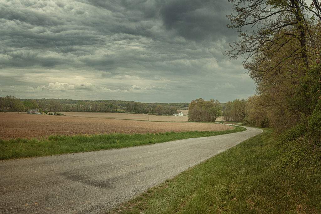 Toward Lick Creek Church, destroyed in the Tri-State Tornado of 1925
